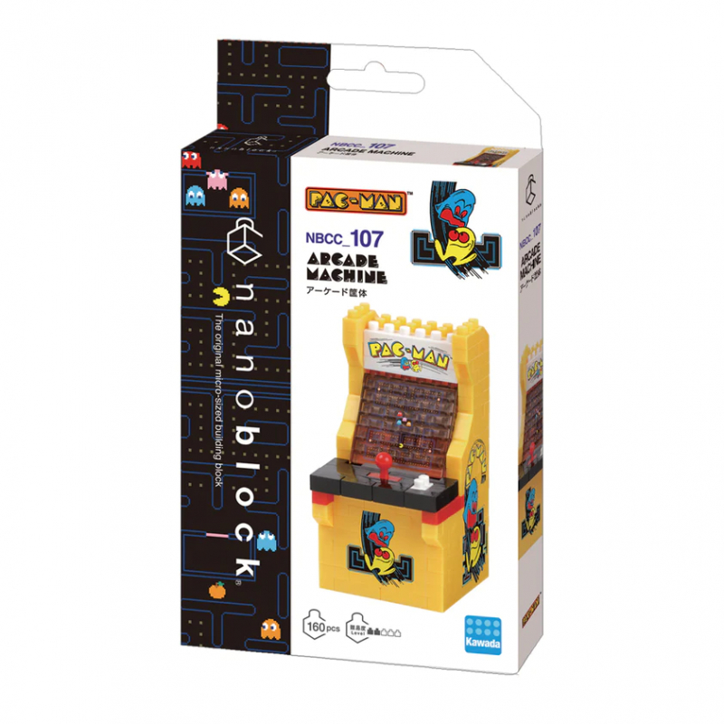 Nanoblocks- Arcade- Pacman 02- Nostalgia Box