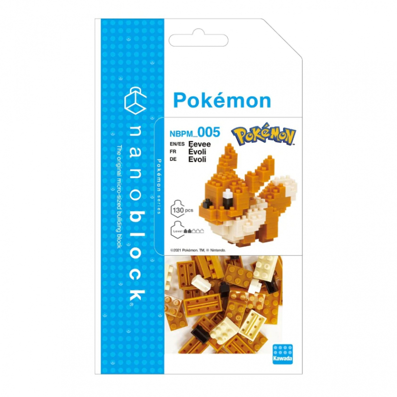 Nanoblocks- Pokemon- Eevee 02- Nostalgia Box
