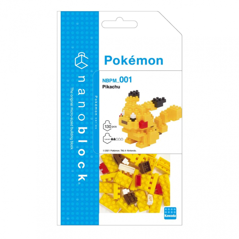 Nanoblocks- Pokemon- Pikachu 01- Nostalgia Box