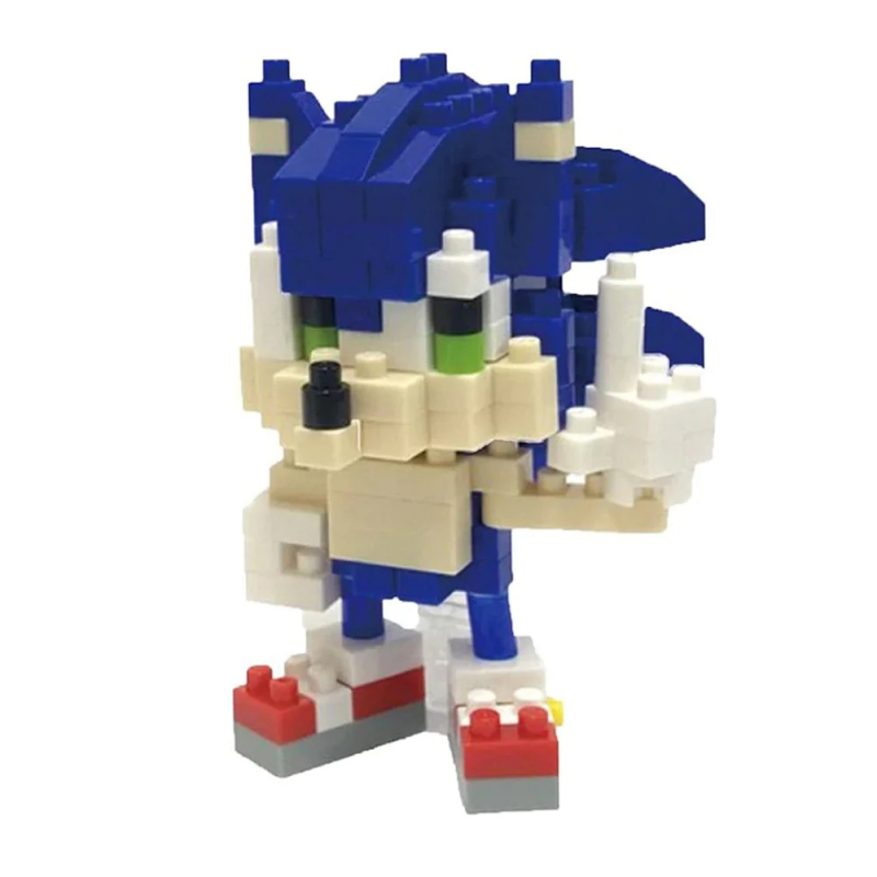 Nanoblocks- Sonic The Hedgehog- Sonic 01- Nostalgia Box