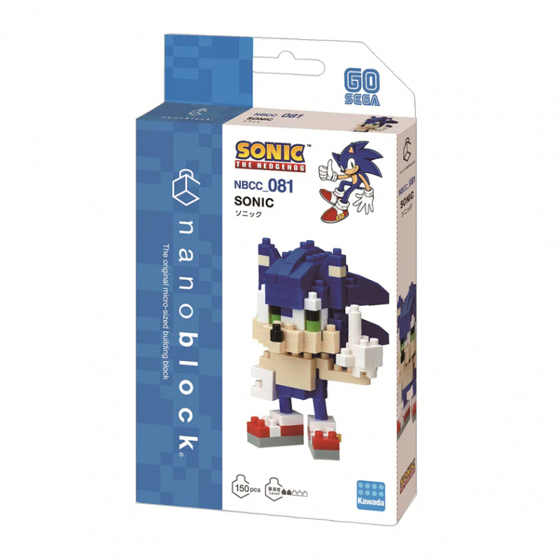 Nanoblocks- Sonic The Hedgehog- Sonic 02- Nostalgia Box