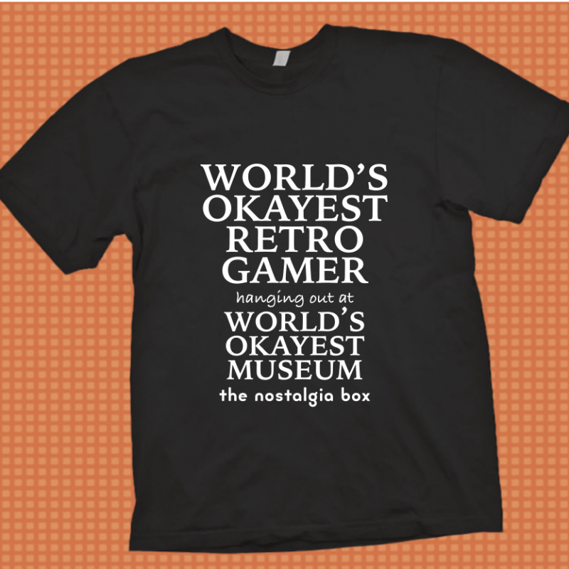 okayest retro gamer t-shirt